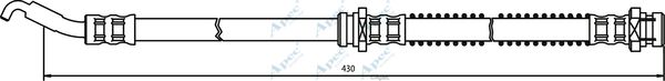 APEC BRAKING Jarruletku HOS3062